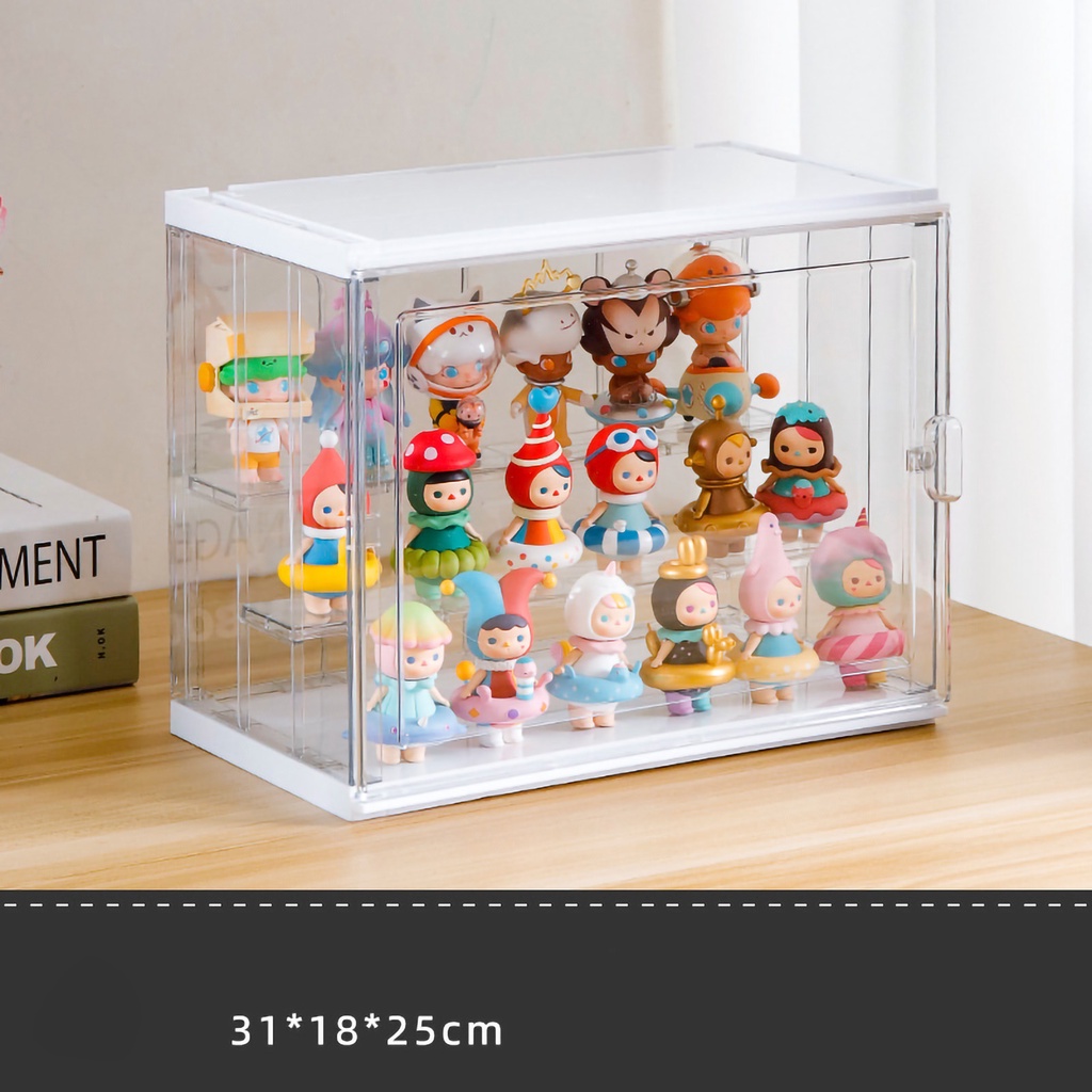 Nitrogen071 Hộp trưng bày trong suốt đựng bộ sưu tập tủ Storge rõ ràng cho nhựa