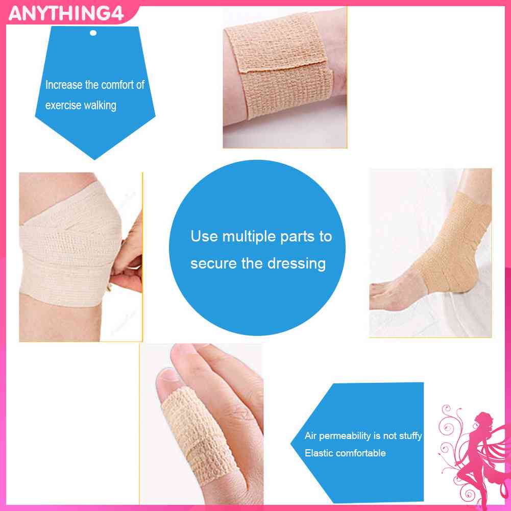 ❖Orietta♪ Băng Gạc Y Tế Tự Dính Co Giãn Thoáng Khí Chăm Sóc Sức Khỏ