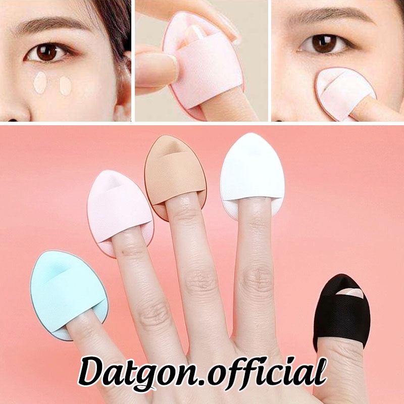 Set 2 Mút Tán Mini Cao Cấp Gecomo Tán Kem Nền Cushion Kem Che Khuyết Điểm