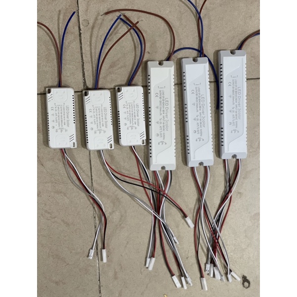 Chấn lưu led 3 màu cho đèn trang trí ốp trần nhiều loại công suất có tích hợp điều khiển thông minh