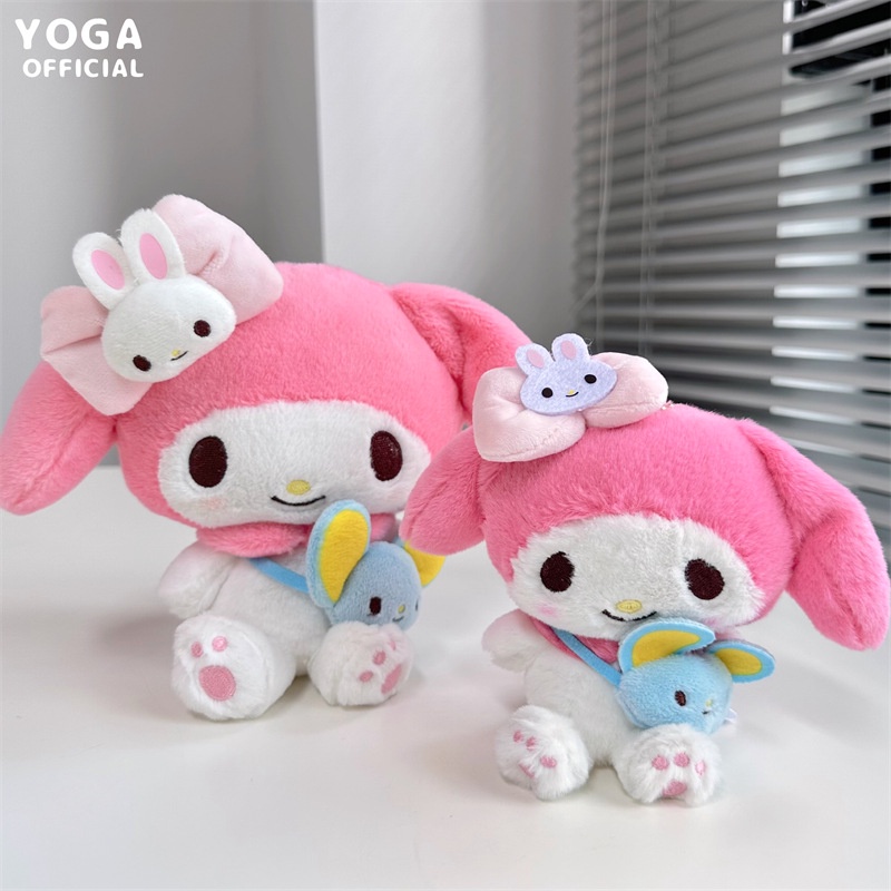 Gối Nhồi Bông Hình Kuromi My Melody Cinnamoroll Dễ Thương Cho Bé