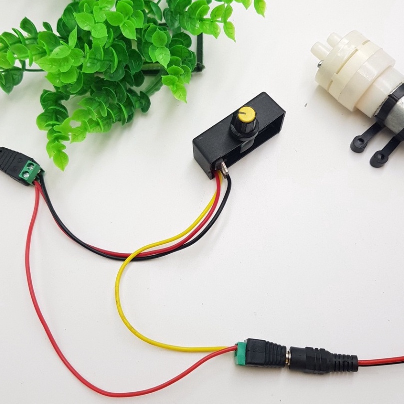 Bộ chỉnh tốc độ động cơ 5V 12V 3A🍀 Chiết áp điều tốc máy bơm Volum tăng giảm phun sương