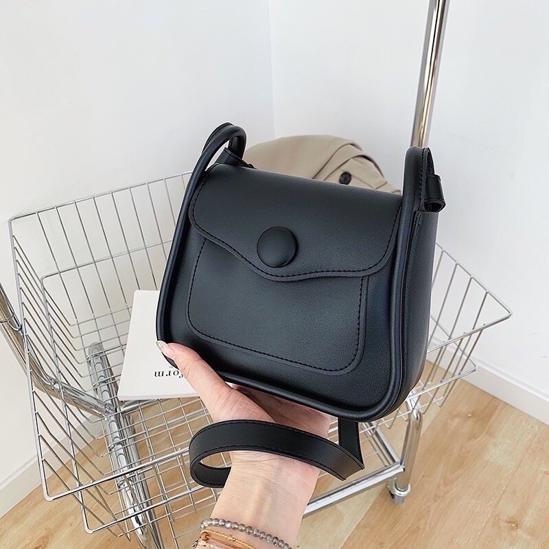 Túi Đeo Vai Kẹp Nách Nắp Cúc Phong Cách Hàn Quốc Siêu Đẹp TX678