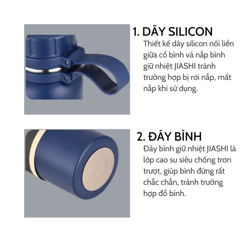 Bình giữ nhiệt DARKFOX bình nước giữ nhiệt Travel 1100ml lõi inox 304 không gỉ giữ nhiệt nóng lạnh lên đến 24H BGN03