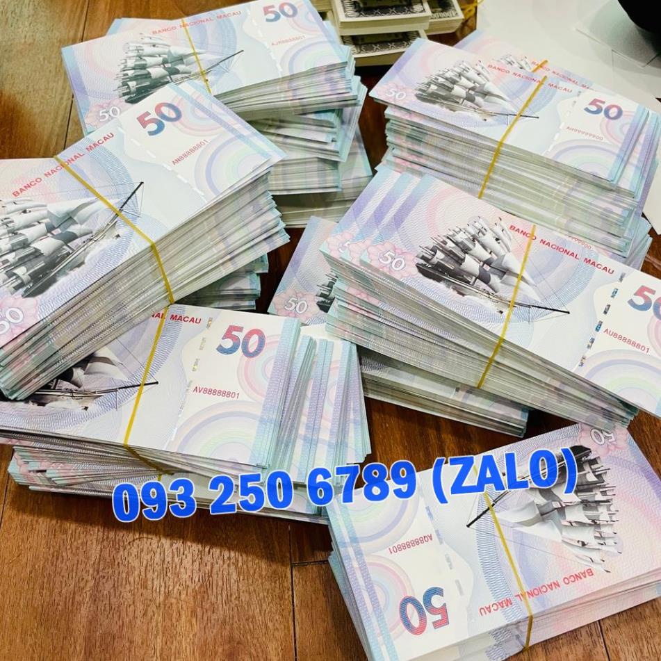 Tờ tiền lưu niệm thuận buồm xuôi gió Macau giao ngẫu nhiên số seri