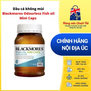 Dầu cá không mùi viên minicap Blackmores Odourless Fish oil - Nội đia Úc
