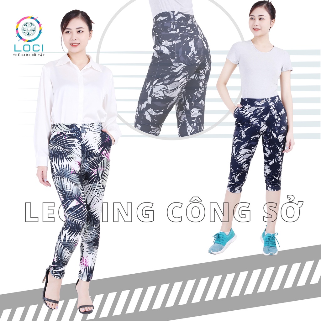 LOCI giới thiệu quần tregging dài lửng hay còn gọi là Legging công sở chất umi mềm mịn co giãn thoải mái