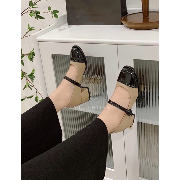 Giày búp bê marry jane phối màu G137