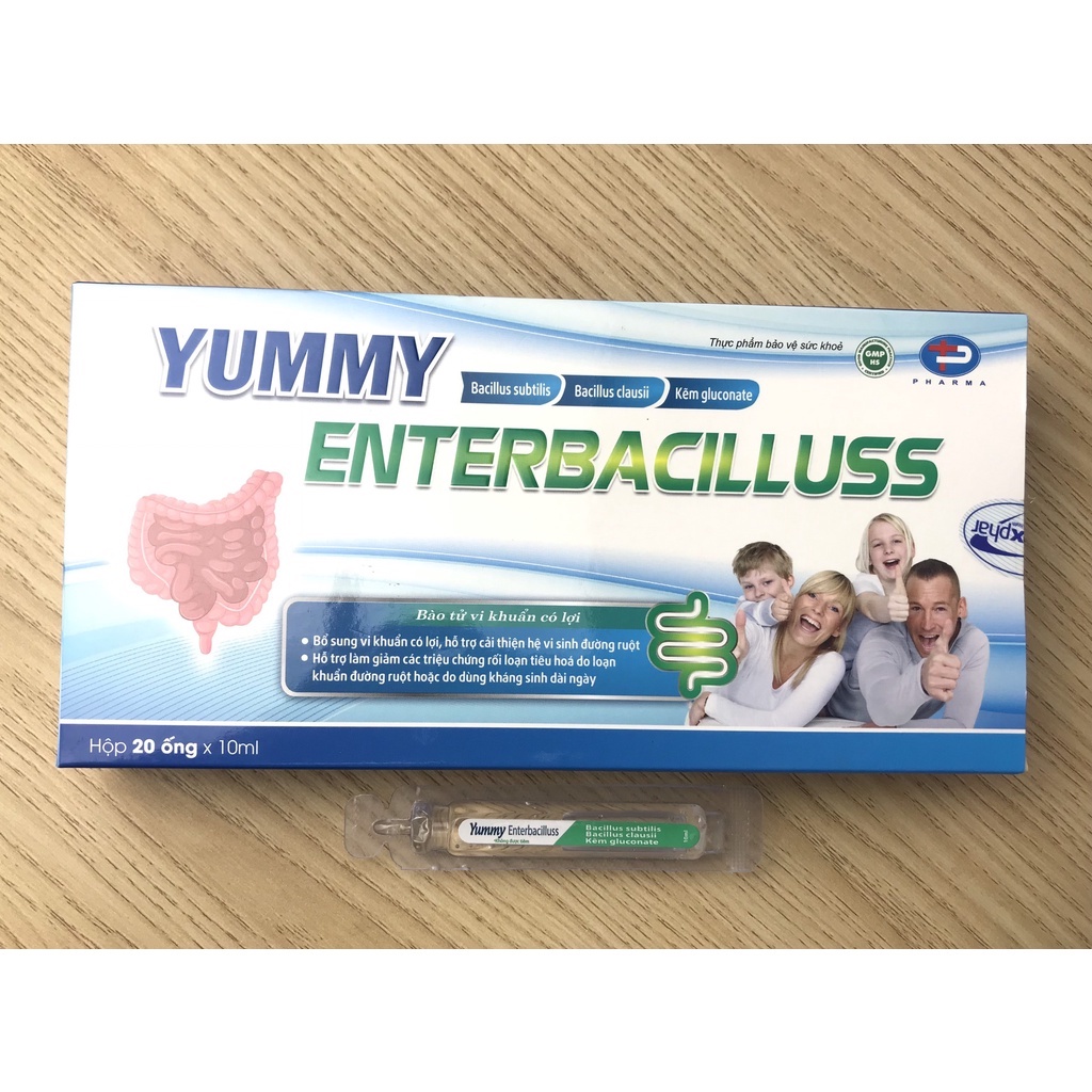 Men Vi Sinh Bổ Sung Vi Khuẩn Có Lợi Yummy Enterbacilluss TÂM PHÚC PHARMA Hộ Trợ Giảm Triệu Chứng Rối Loạn Tiêu Hoá