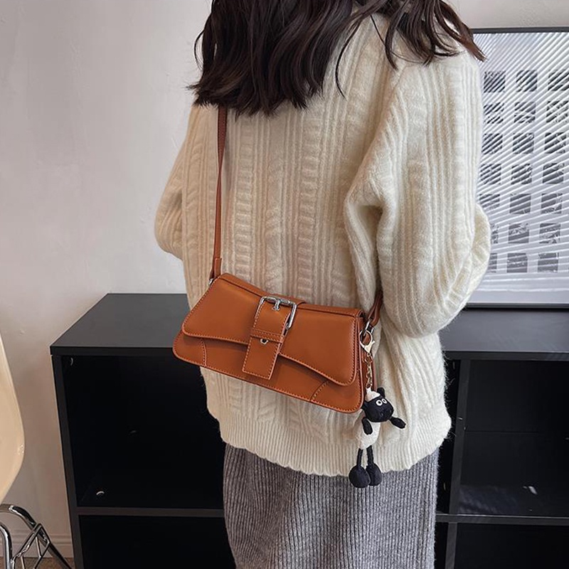 Ielgy Túi Đeo Chéo Vuông Nhỏ Đa Năng Phong Cách retro Cao Cấp Cho Nữ