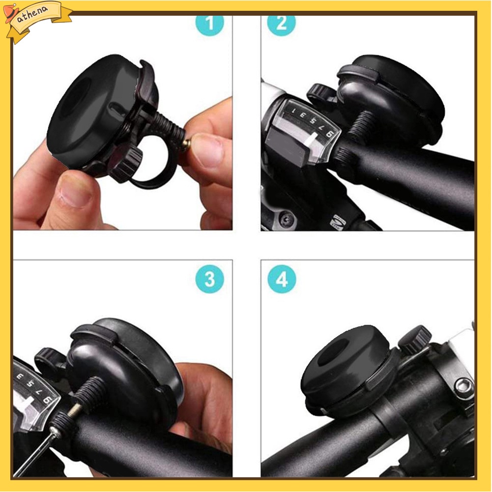 Chuông xe đạp trẻ em âm thanh lớn bằng kim loại nhiều màu sắc