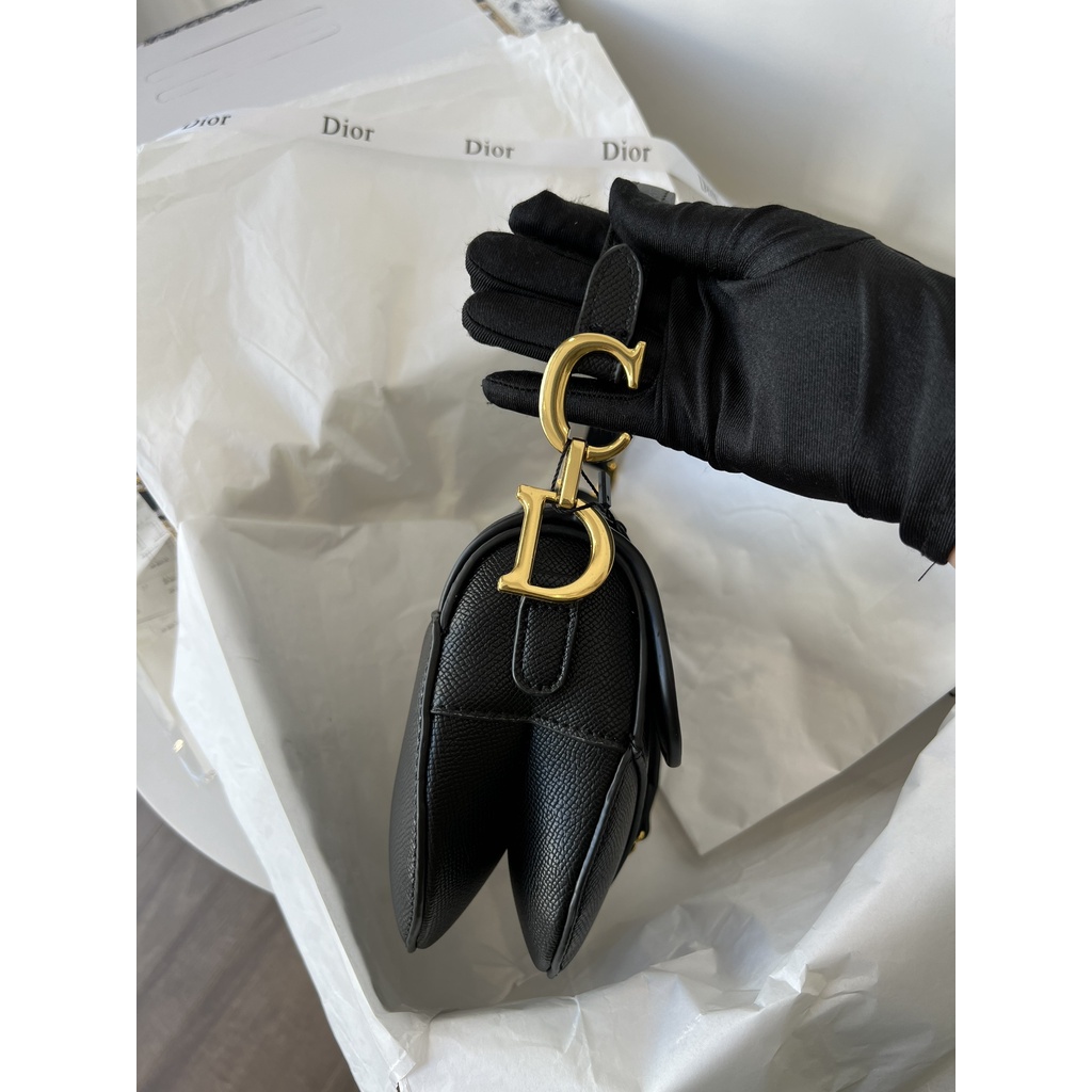 Túi xách nữ đeo chéo đen yên ngựa thời trang cao cấp