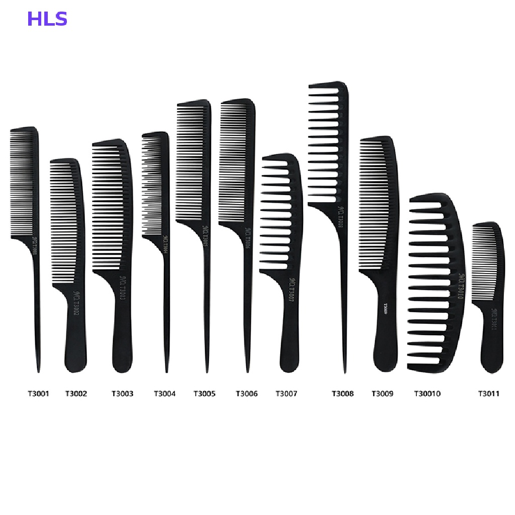 1 Lược Chải Tóc Chống Tĩnh Điện Bằng Gỗ Màu Đen