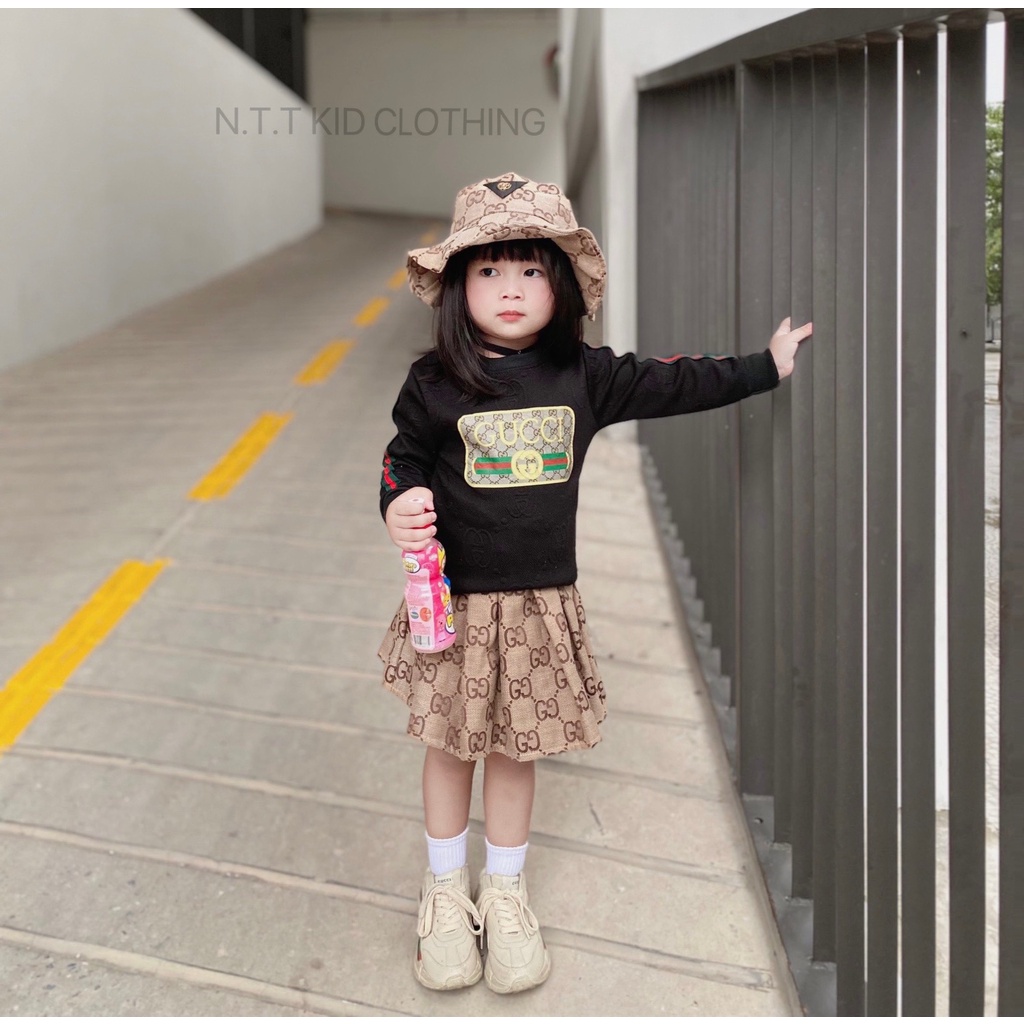 Sét 3 chi tiết GUCI dành cho bé trai , bé gái
