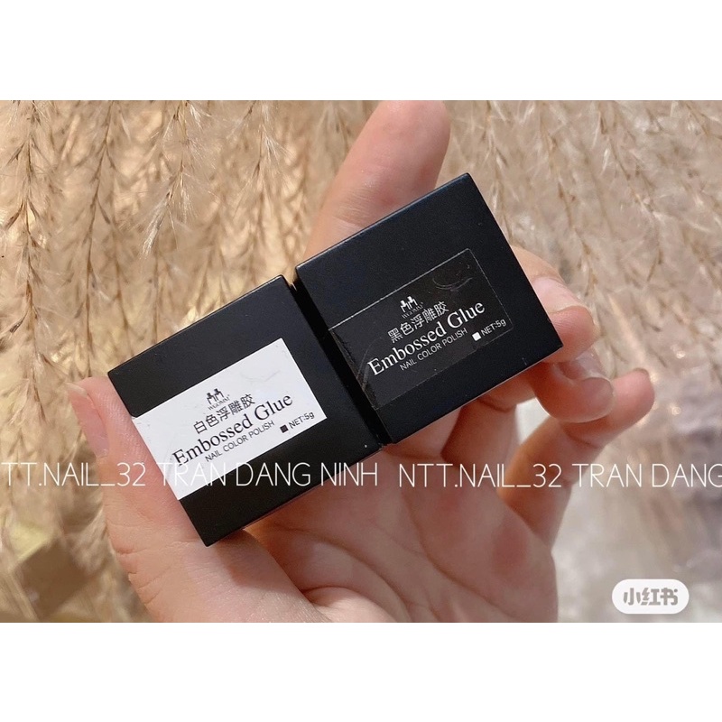 Gel vẽ nổi đen trắng