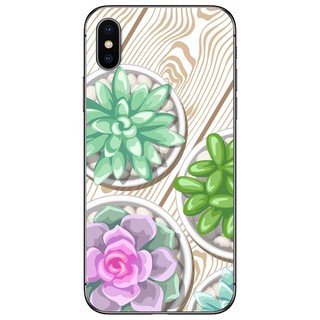 Ốp lưng iphone x, xs, xs max hoa sen đá