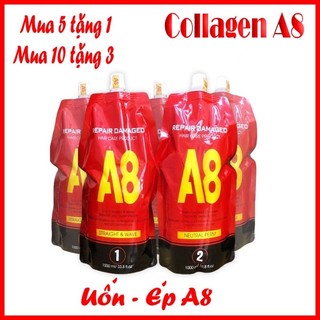 Uốn Nóng Collagen A8  - Sóng Tóc Căng Đẹp