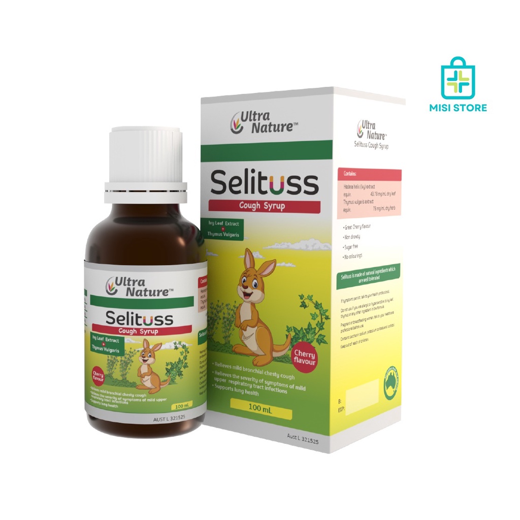 Siro ho Selituss Cough Syrup - Giảm ho, long đờm, hết đau rát họng