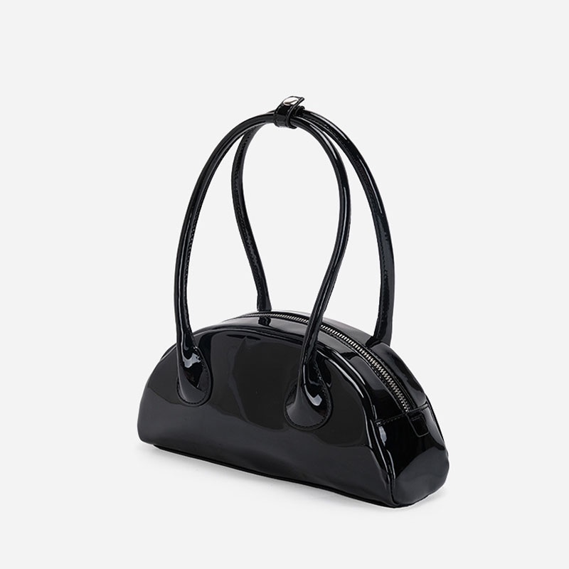 Túi xách IELGY da bóng có quai xách dài phong cách cổ điển thời trang dành cho nữ