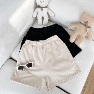 Quần Short Basic Lưng Thun BB Chất Liệu Nỉ Chân Cua Cotton Mịn Đẹp - BIBOO