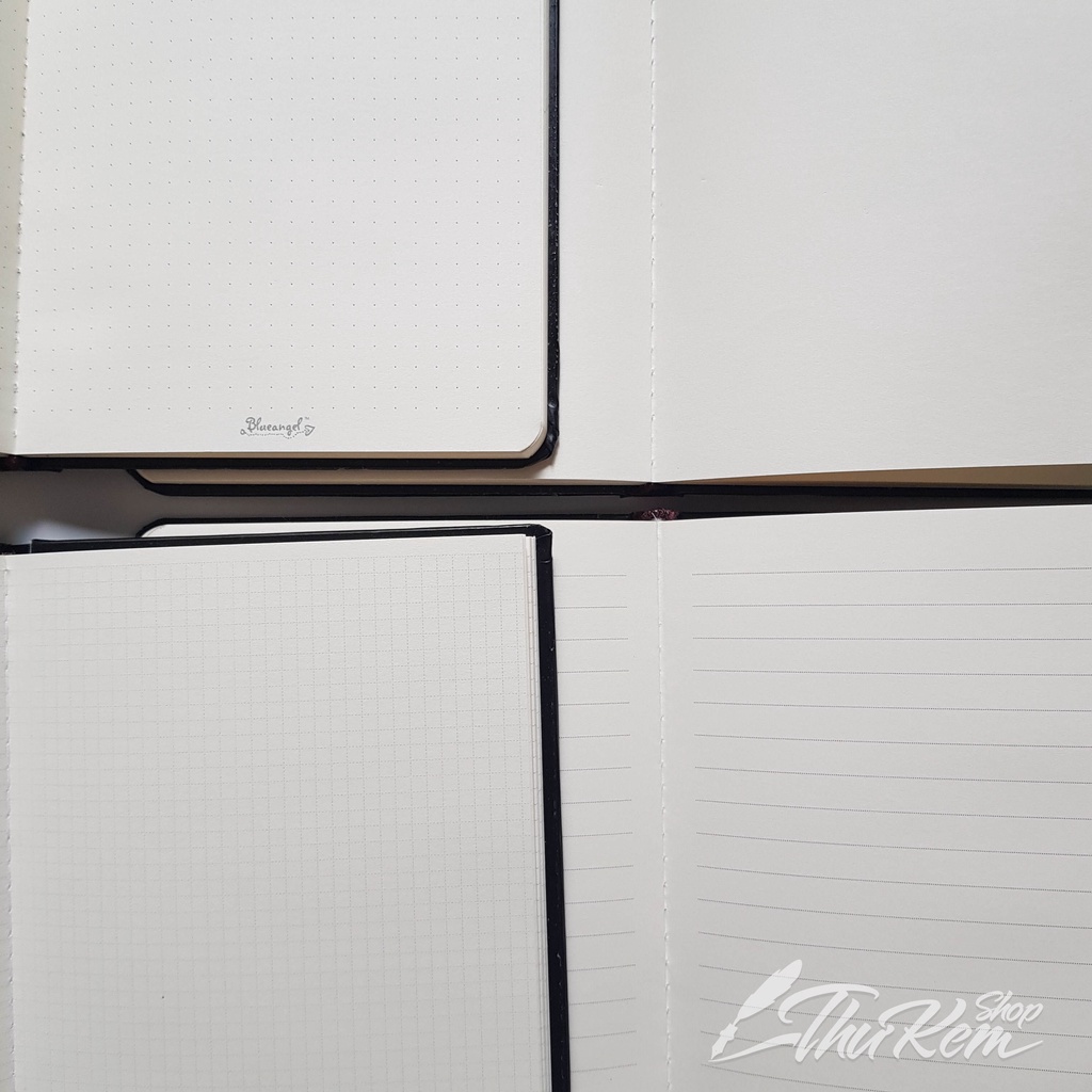 Sổ tay bìa cứng A5 ruột kẻ ngang/ chấm DOT/ trơn không dòng kẻ Blueangel BLA-KM