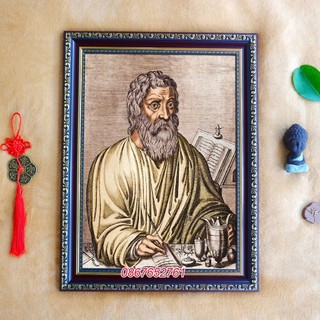 Tranh Ông Tổ ngành Y Hippocrates gồm khung 38x50cm y ảnh
