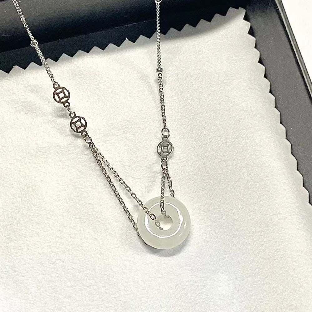 AROMA Vòng cổ Mặt Thỏ Phong Cách Trung Hoa Thời Trang