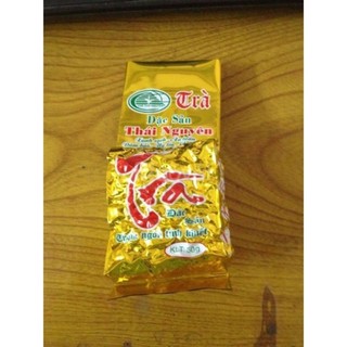 Trà thái nguyên hảo hạng gói 50gram - trà lễ 50gram - gói trà lễ