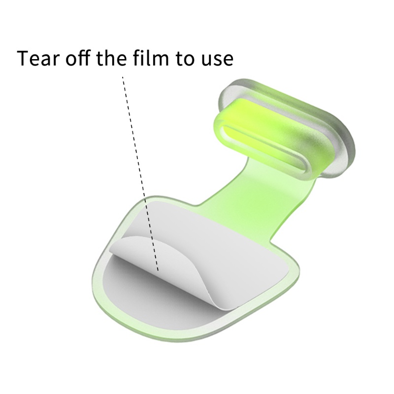 Nắp Đậy Cổng Sạc Điện Thoại IPhone Type-C Bằng Silicon Chống Bụi / Nước Dạ Quang