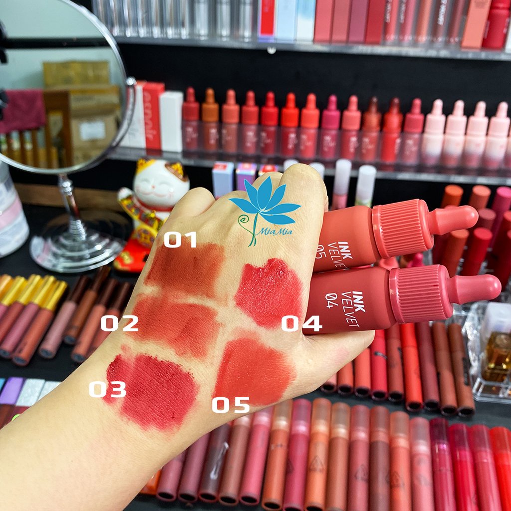 Son Ink Màu 01 Good Brick Đỏ Đất Kem Lì Peripera Ink Velvet Lip Tint Mới Nhất