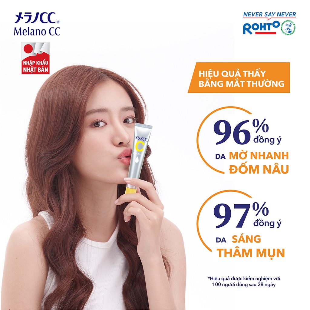 Serum dưỡng trắng da chống thâm nám Melano CC Whitening Essence 20ml