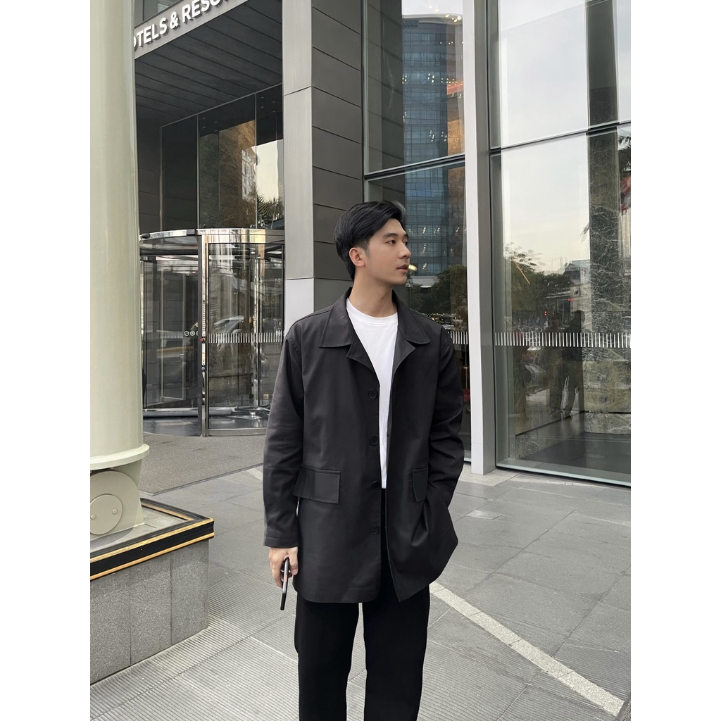 Áo Trenchcoat dáng lửng 2 lớp dày dặn By ScottSor