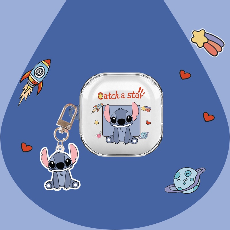 Vỏ Bảo Vệ Hộp Sạc Tai Nghe QCY T13 TWS Bằng TPU Mềm Trong Suốt Chống Sốc Kèm Móc Khóa Đơn Giản