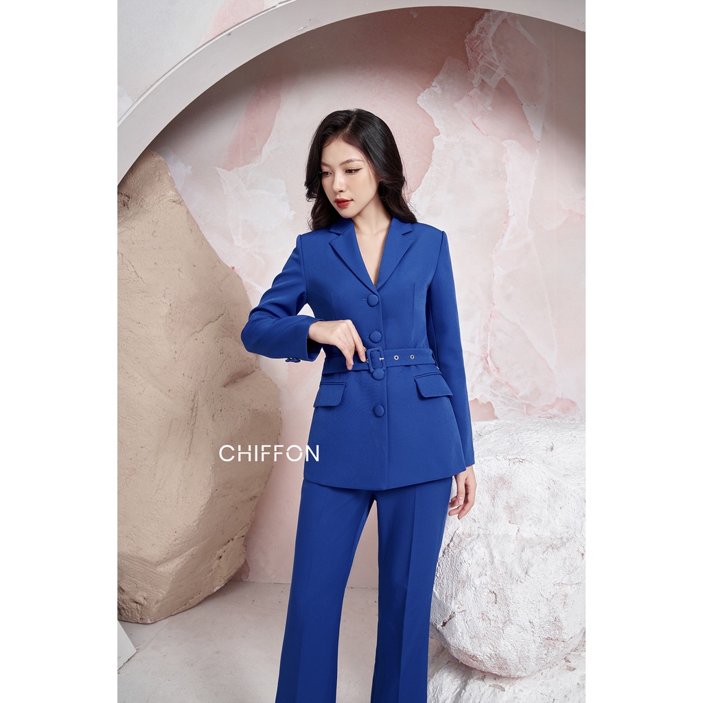 Quần ống loe công sở cao cấp Chiffon