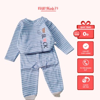 Đồ bộ nỉ bông cho bé trai siêu ấm từ 6 - 16kg - RUBYKids79