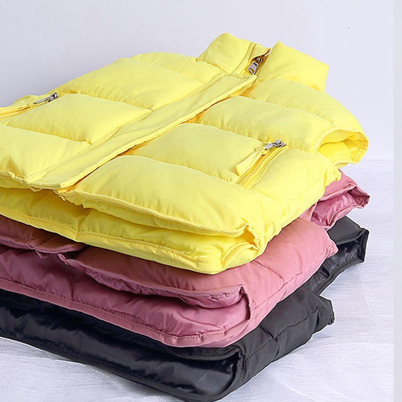 Áo Khoác Sát Nách Dáng Rộng Dày Dặn Ấm Áp Cho Bé Gái