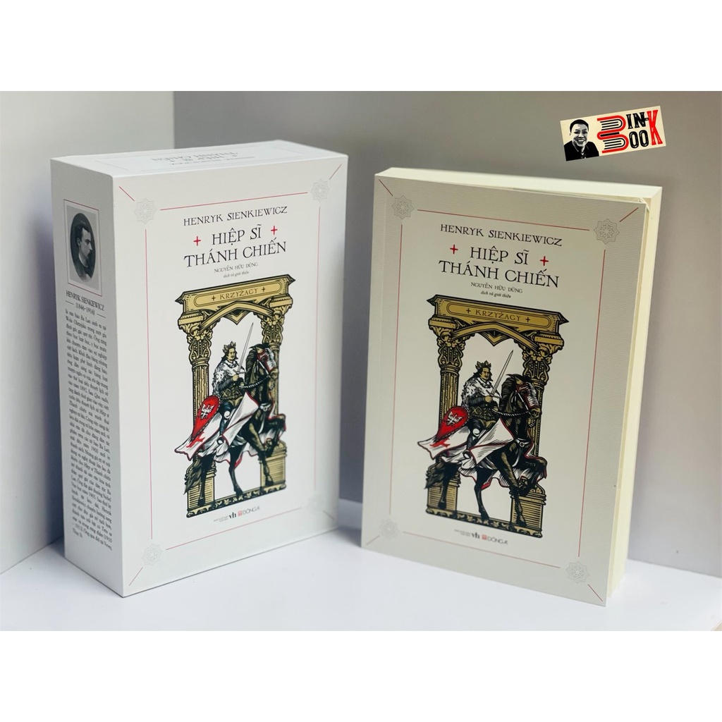 Sách - [Boxset 2 tập bìa mềm minh họa] Hiệp Sĩ Thánh Chiến - Henryk Sienkiewicz - Nobel Văn học năm 1905 - Đông A
