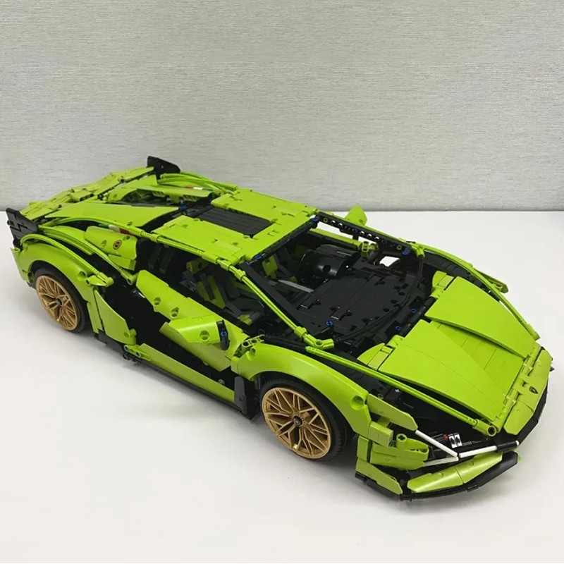 Đồ Chơi Lắp Ráp Mô Hình 3D Technic Siêu Xe Đua Lamborghini SIAN FKP 37  1:8