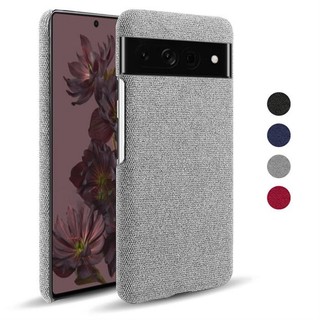 Ốp Điện Thoại Da Phối Vải Canvas Sang Trọng Cho Google pixel 7 Pro 7Pro Google pixel 7 Pro