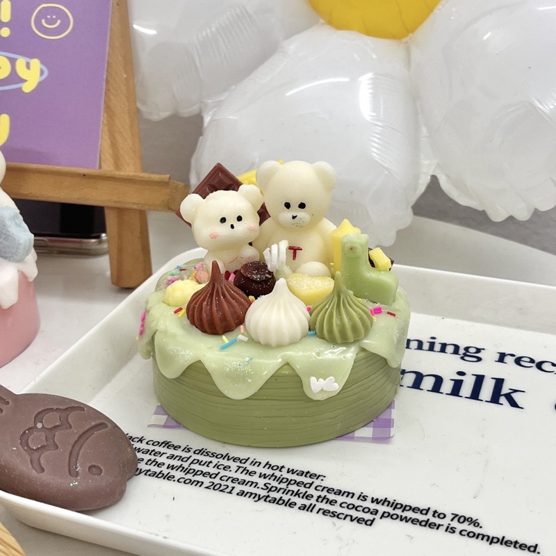 Nến bánh gato péo | Hoi Hoi project