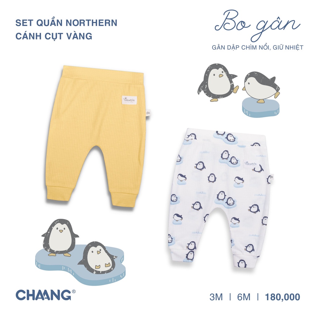 CHAANG Quần Sơ Sinh Cho Bé Chất Liệu Cotton