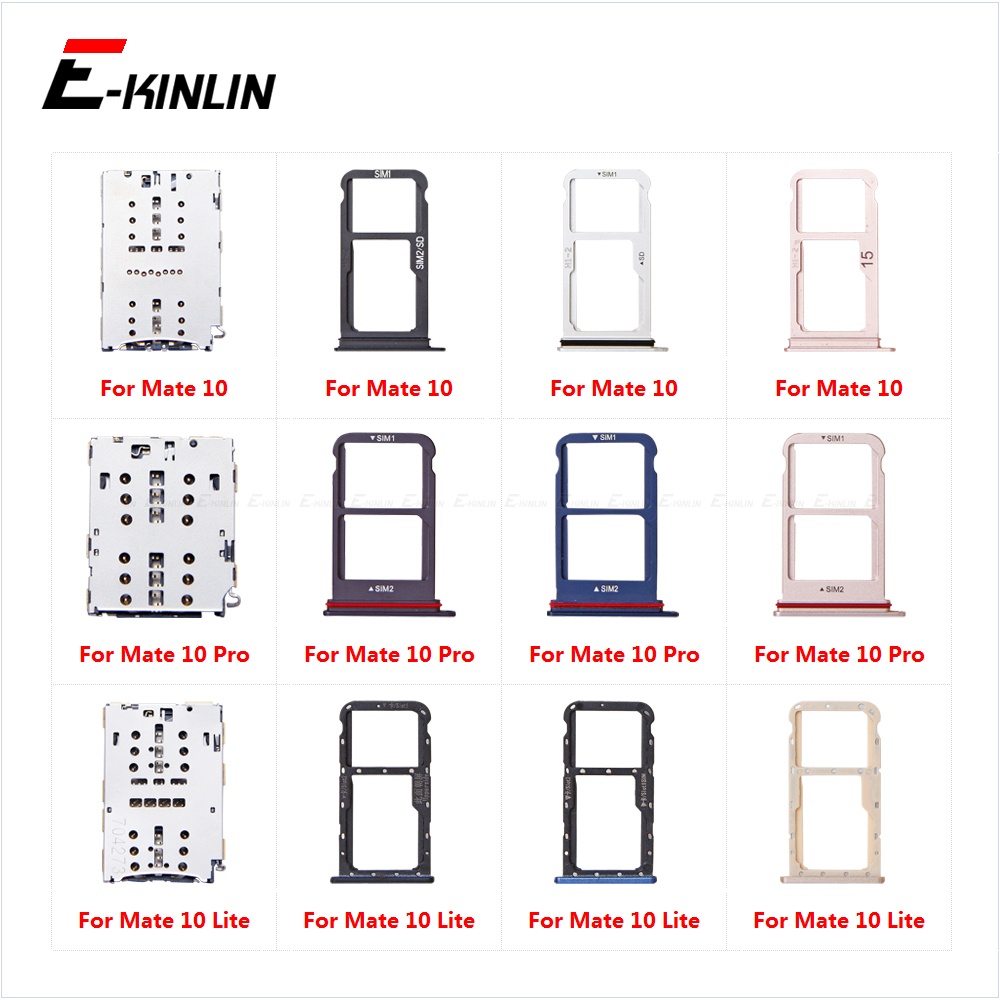 Khay Đựng Thẻ Sim Micro SD Cho HuaWei Mate 10 Pro Lite BLA-L29 L09 LA00