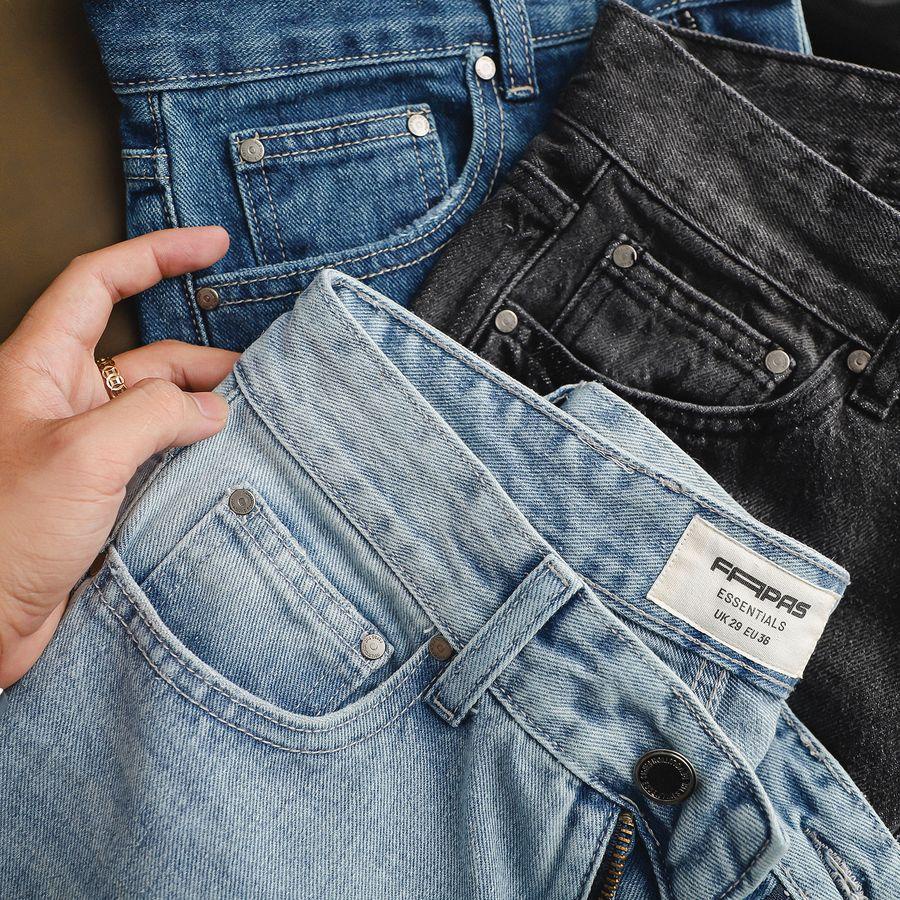 Quần Jeans Nam Cons Vải Dày Dặn Thoải Mái Form Suông - FAPAS