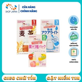 [HSD 9/2025]Trà hoa quả Wakodo cho bé từ 5 tháng Nhật Bản - 1 hộp nguyên lớn
