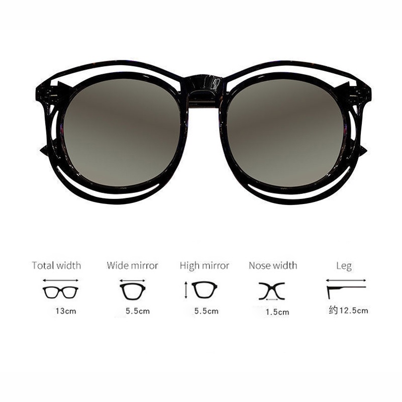 Kính Mát Tròng Tròn Chống Tia UV Họa Tiết Hoạt Hình Nhiều Màu Thời Trang Cho Bé Trai Và Gái