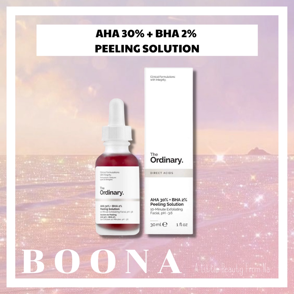 [The Ordinary] - AHA 30% + BHA 2% Peeling Solution