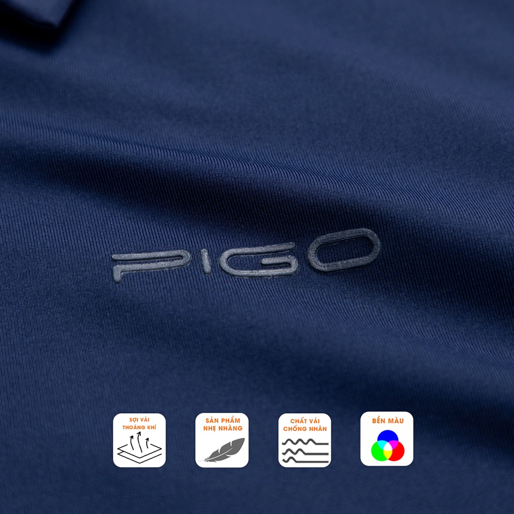 Áo thun thể thao nam dài tay cổ bẻ chất coolmax Amanbasic AMADT05