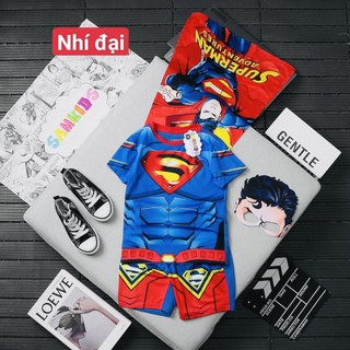 Quần áo siêu nhân Set siêu anh hùng Samkids, đồ bộ cho bé từ 3 tuổi đến 10 tuổi