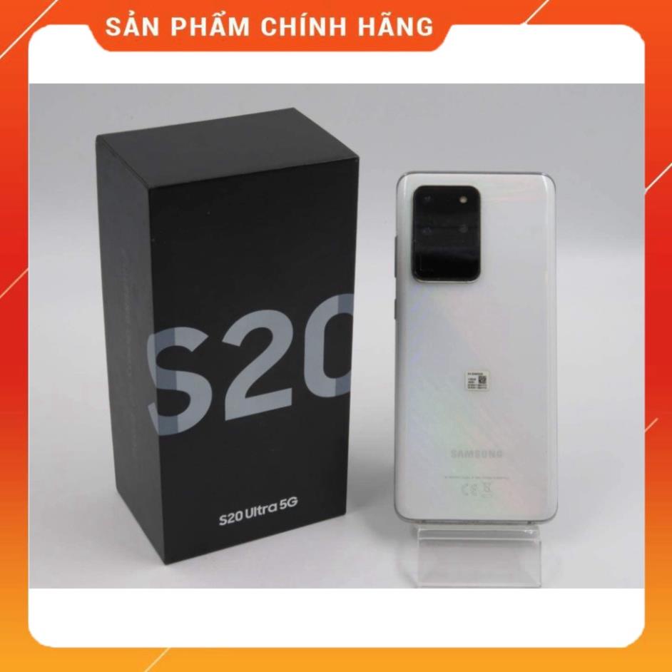 Điện thoại Samsung Galaxy S20 Ultra Màu Trắng  màn hình tràn viền không khuyết điểm, hiệu năng