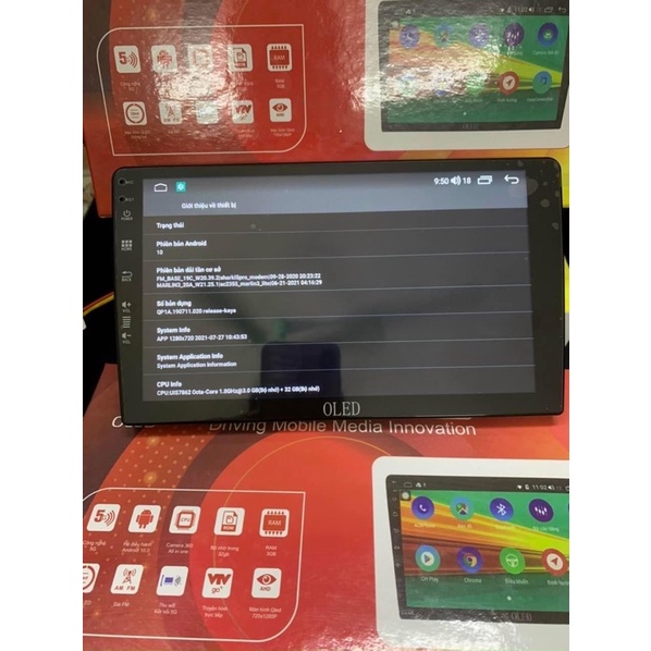 Màn Hình DVD Android Ô Tô Oled C8 NEW 2022 Chính Hãng